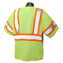 Load image into Gallery viewer, Radians SV22-3 Economy Type R Class 3 Safety Vest with Two-Tone Trim Green
