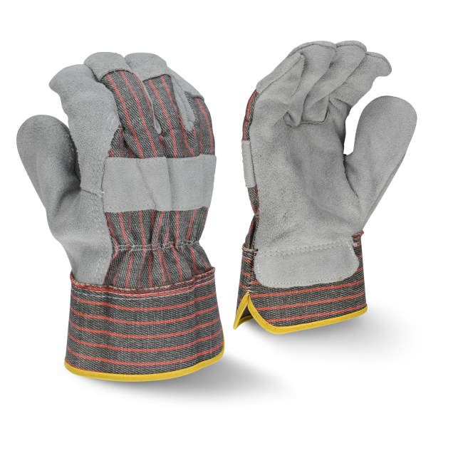 Radians RWG3103 Economy Shoulder Gray Split Cowhide Leather Glove